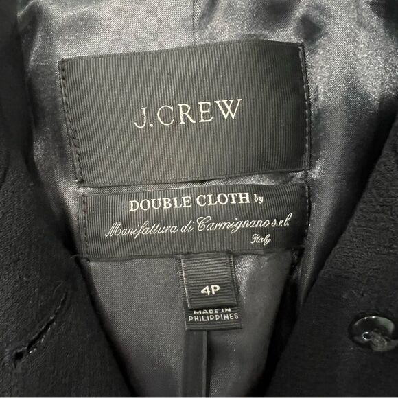 J Crew lady day topcoat in Italian double-cloth wool blend Size 4 Petite - Picture 2 of 8